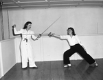 Ladies fencing team