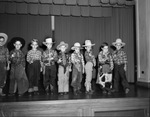 Alice Carlson Elementary School students in cowboy regalia