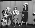 Alice Carlson Elementary School students in cowboy regalia