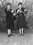 Mrs. Joseph H. Brewer, left, Grand Rapids, Michigan and Mrs. Varner Beall Stevens, Grand Rapids, Michigan, and Fort Worth, Texas