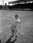 Roy Easterwood at bat by Wilburn Davis