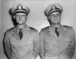 Lieutenant Ralph Binnon (left) and Lieutenant Charles Trigg
