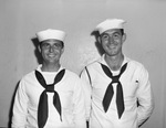 J. E. Sewell and Wesleyy Norman, both members of the United States Coast Guard Unit