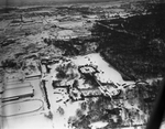 Air view of the Rose Garden and the Botanic Garden under a blanket of snow by Paul McAllister
