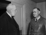 A. J. Swenson and R. B. Thomas at Texas and Southwestern Cattle Raisers Association meeting by Frank Reeves Sr.