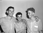 Coast Guard Recruits. Dell Bowers, left, 20, and his brother, Richard, cemter, 18, and their brother-in-law, R. J. Walker, 20