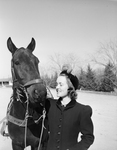 Sydna Yokley and her horse, Cinnamon