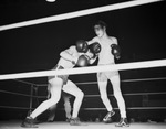 Golden Gloves boxers (left to right) J. Robert Bell and Terry Carlisle