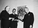 Bond buyers (left to right) S. H. Bever, Lacy Boggess and Lewis D. Fox