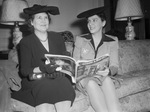 Mrs. Varner Beall Stevens, left, and Mrs. Murrey Kyger