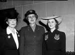 Miss Jessica Lloyd, Lieutenant Frances E. McCluskey and Miss Helen M. Everett
