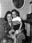 Mrs. Joe Stevenson and son