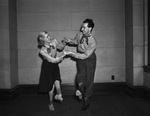 Miss Josephine Kennady and Jack Coffey demonstrating the "Big Bend" dance