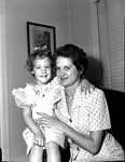 Mrs. Harold E. Stevenson and daughter
