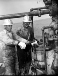 Oil field workers of the Devonian Oil Company by Frank Reeves Sr.