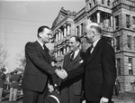 J. A. McCaul, Mayor Lee Preston of Denton, Texas, and James L. Baldwin
