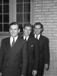 Central Texas Methodist conference Left to right, Reverend Philip M. Riley of Chilocco, Oklahoma, and Reverend J. B. Holt and Clarence W. Canafax both of Fort Worth