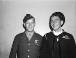 Seaman First Class Johnny McCurry, right, and Sergeant James Latham