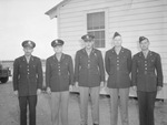 Former T and P officials now officers of the 748th Railway Operating Battalion at Camp Barkeley