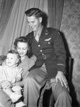 [Major and Mrs. Barney L. Johnson, Jr. and daughter, Linda Johnson]