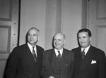 Dr. T. C. Gardner of Dallas, director of Texas Baptist Training Union; J. Earl Mead of Dallas and H. W. Miner Junior, Amarillo