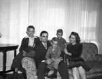William O. Johnsey and wife, and children, Barry, 8; Wayne, 5; and Eddie 3