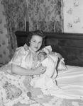Janet Marzella Hamm, infant, with her mother, Mrs. Carl Hamm