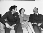 Flight Lieutenant Dennis A. Newman with Parents