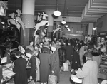 Christmas shoppers at a Fort Worth department store