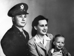 Lt. Lonnie Cecil Temple, Wife and Son, Danny
