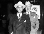 Robert Lehman, New York investment banker, left, and Amon Carter Senior