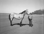 "Yakie," prize winner of the show with her owner, Roy Parks Junior by Frank Reeves Sr.