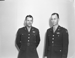 Brig. Gen. Robert W. Harper with Col. T.J. Dubose at AAF Training Command Conference
