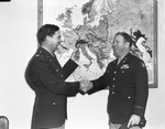 Col. Robert L. Scott with Col. S.T. Wray at AAF Training Command Conference