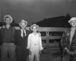 Mitchell County Club Show. F. C. Shillingburg, Colorado City, (center) Clay Smith, left and Waddell Strain