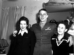 Lt. Luther Morgan with Wife and Mother
