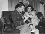 Captain and Mrs. Byron K. Butt and infant son