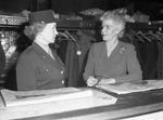 Mother and Daughter, Mrs. William Barry and Women's Army Corps Captain Geraldine Barry