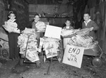 Waste Paper collection, students of Morningside School