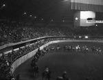 Parading on horseback at the 4-H Club rodeo