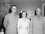 Colonel Herbert Baldwin, Lieutenant Colonel R. W. Nuss, and his wife.