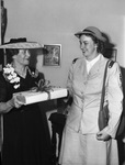 Mrs. James C. Wilson and Cadet Nurse Pauline Frances Sizemore