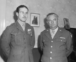 Left to right: Master Techical Sergeant Robert McKay of the Marines and Master Sergeant James Winter of the Army