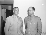 Colonel James Goodwin Hall, left, and Major George W. Gregg