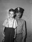 Lieutenant Charles H. Harris and son, Charles Houston Harris III