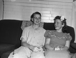David Smiley, 19, premedical student at Texas Christian University (TCU), with his sister, Betty, 18