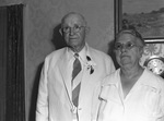 Reverend and Mrs. J. B. Holmes, to celebrate golden wedding anniversary