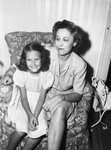 Mrs. George A. Weaver and daughter, Barbara Weaver