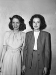 Mrs. Ligon Jones of Ralls, Texas and Miss Jerry McElheny of Abilene, Texas