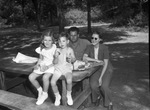 Fourth of July celebrants. Mr. and Mrs. A. J. Phelps and their children, Beverly Ann Phelps, left, and Thomas Lee Phelps